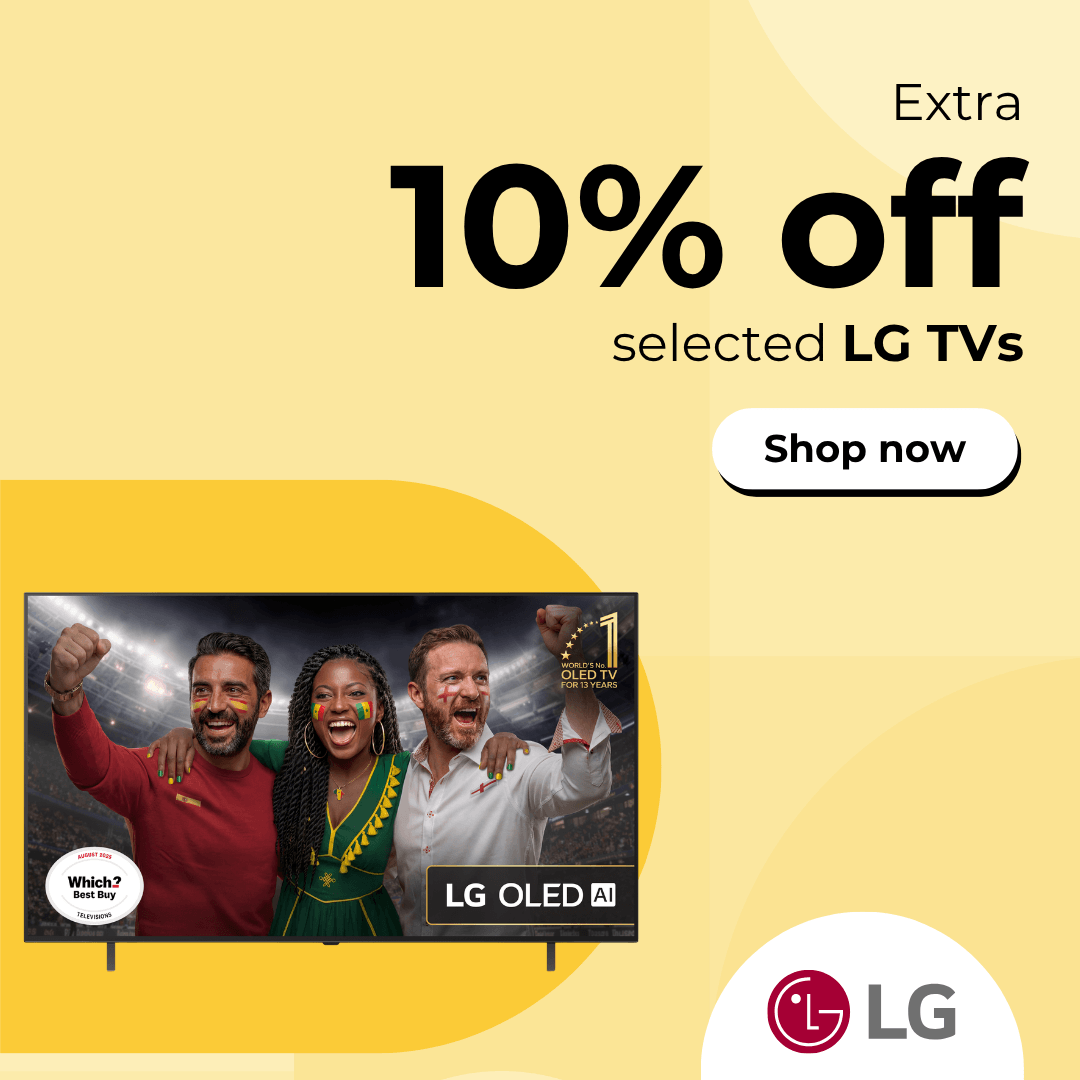 10% off selected LG TVs